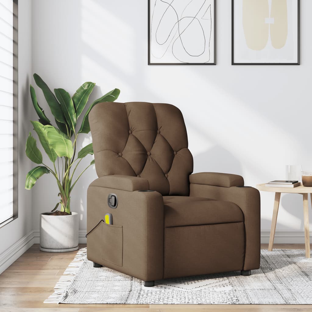 Massagefåtölj Tyg