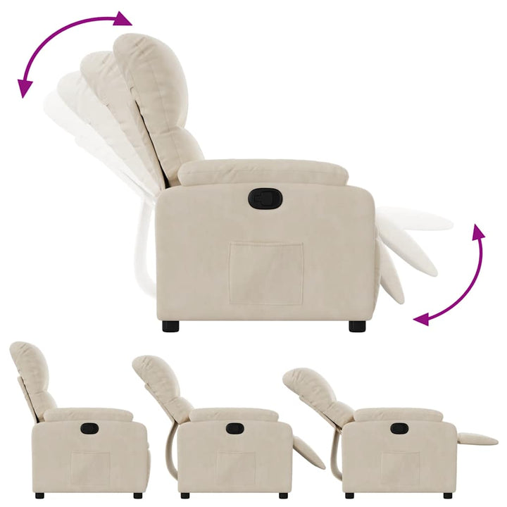 Reclinerfåtölj Mikrofibertyg