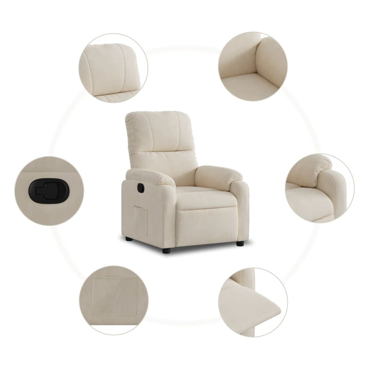 Reclinerfåtölj Mikrofibertyg