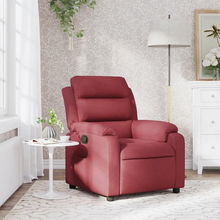 Elektrisk Reclinerfåtölj Tyg