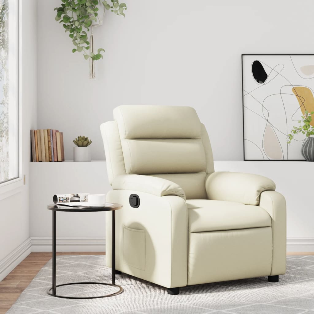 Elektronisk Reclinerfåtölj Konstläder