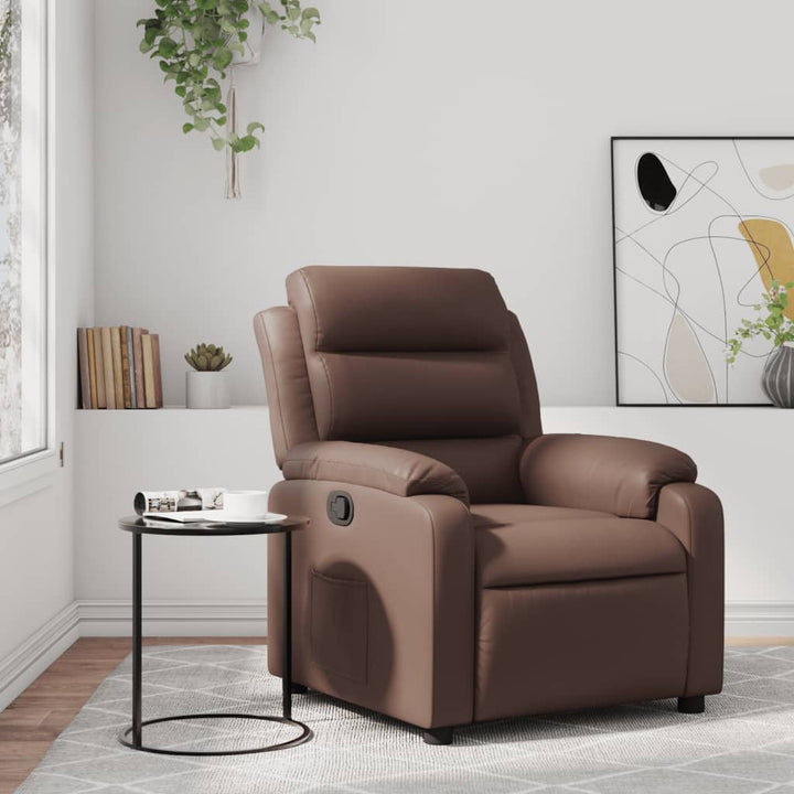 Elektronisk Reclinerfåtölj Konstläder