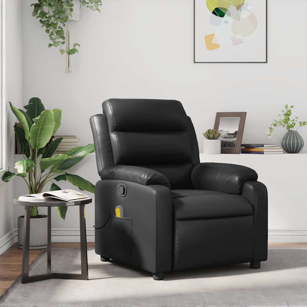 Elektronisk Reclinerfåtölj Konstläder