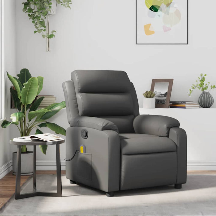 Elektronisk Reclinerfåtölj Konstläder