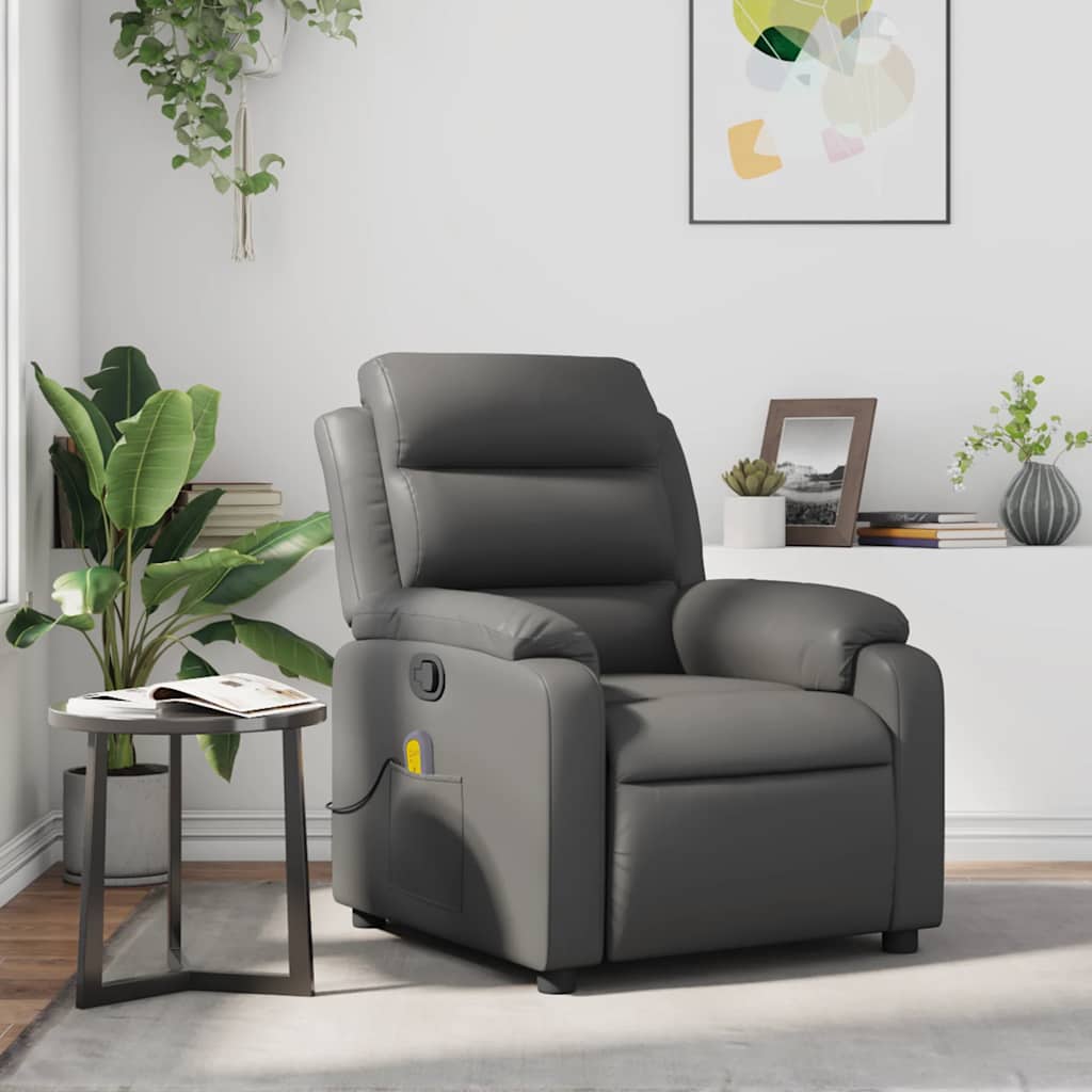 Elektronisk Reclinerfåtölj Konstläder
