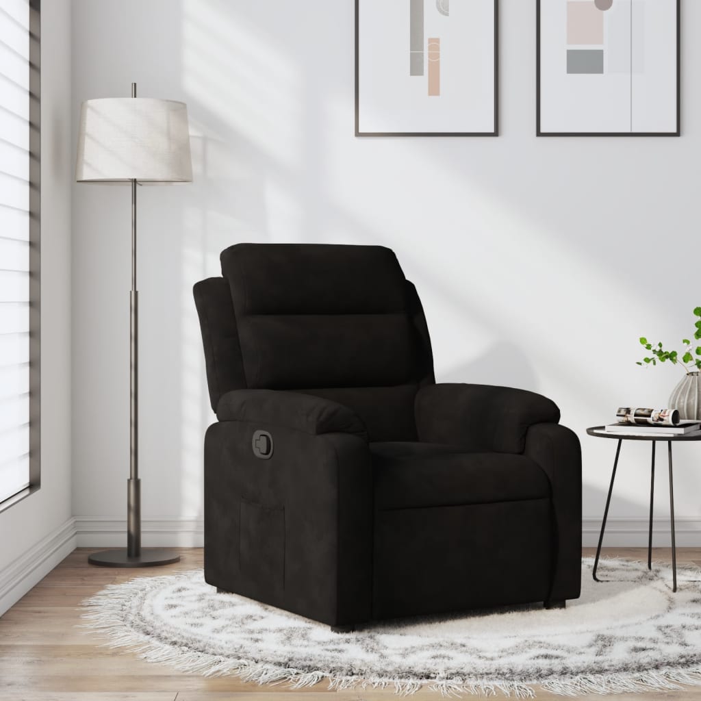 Elektrisk Reclinerfåtölj Sammet