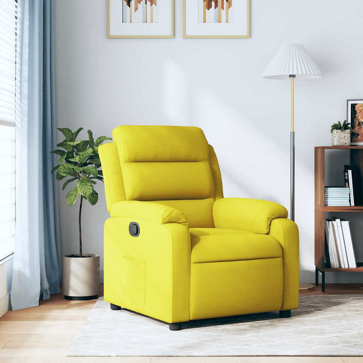 Elektrisk Reclinerfåtölj Sammet