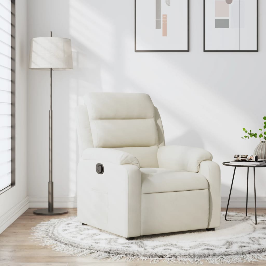 Elektrisk Reclinerfåtölj Sammet