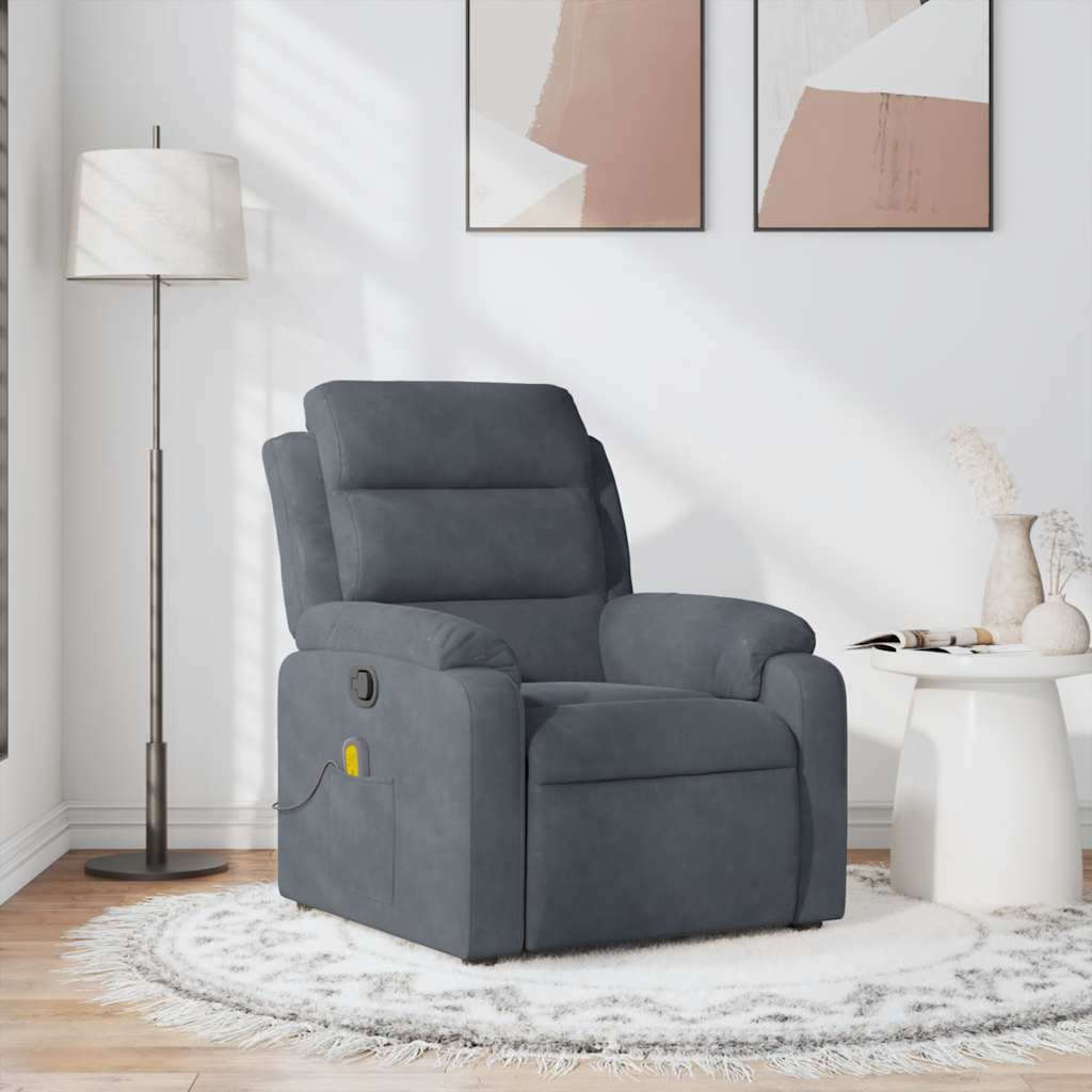 Elektrisk Reclinerfåtölj Sammet