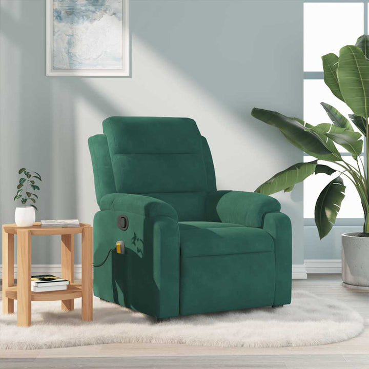 Elektrisk Reclinerfåtölj Sammet
