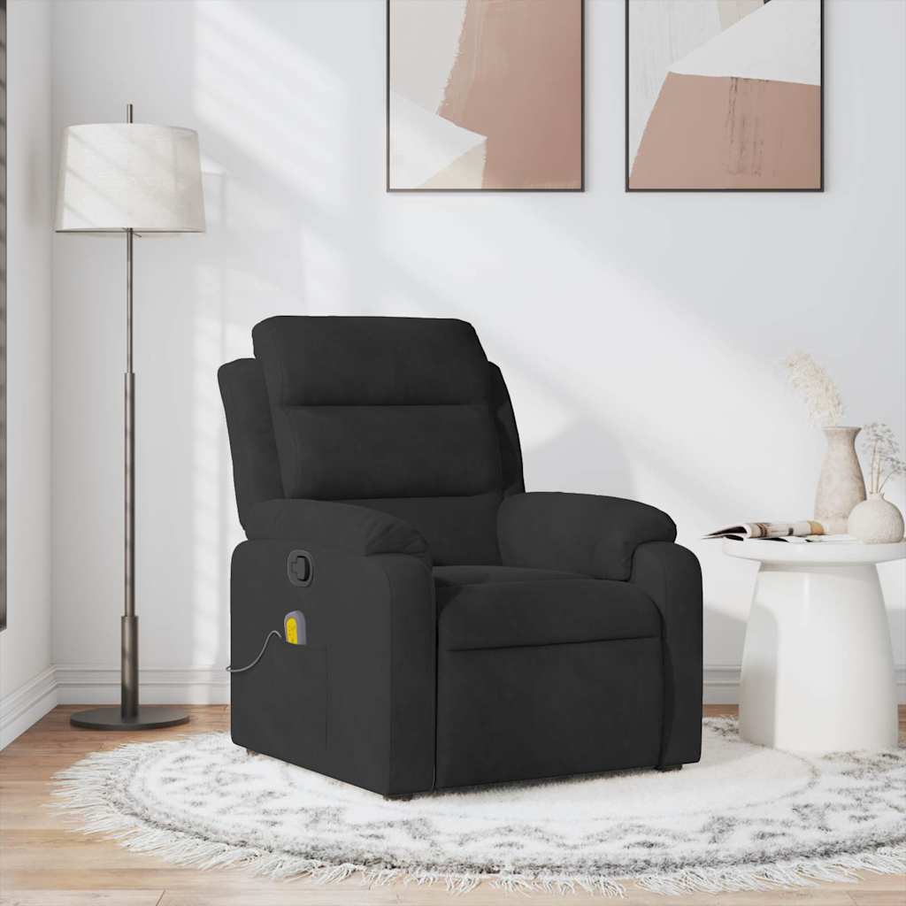 Elektrisk Reclinerfåtölj Sammet