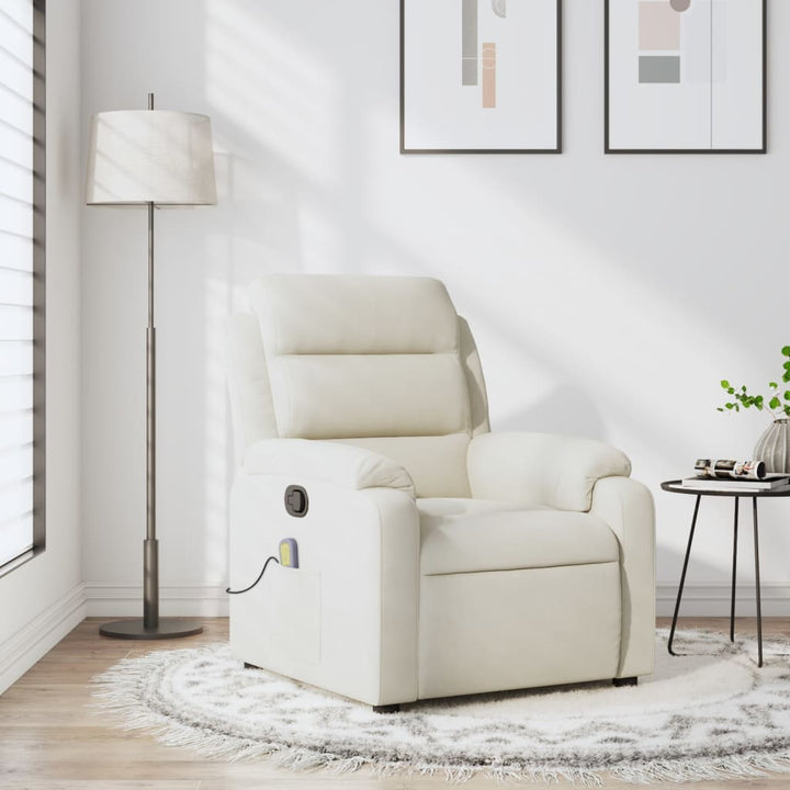 Elektrisk Reclinerfåtölj Sammet