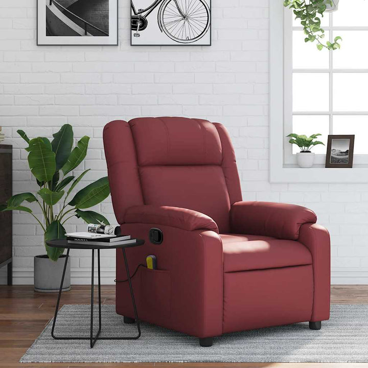 Elektrisk Reclinerfåtölj Konstläder