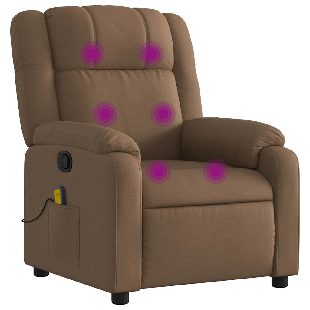 Massagefåtölj Tyg