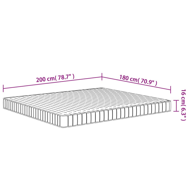 Skummadrass Medium Mjuk