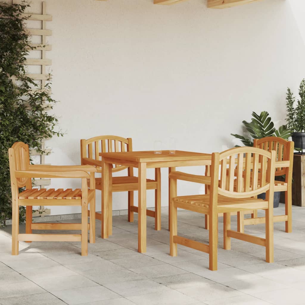 Trädgårdsstolar 2 St 58X59X88 Cm Massiv Teak