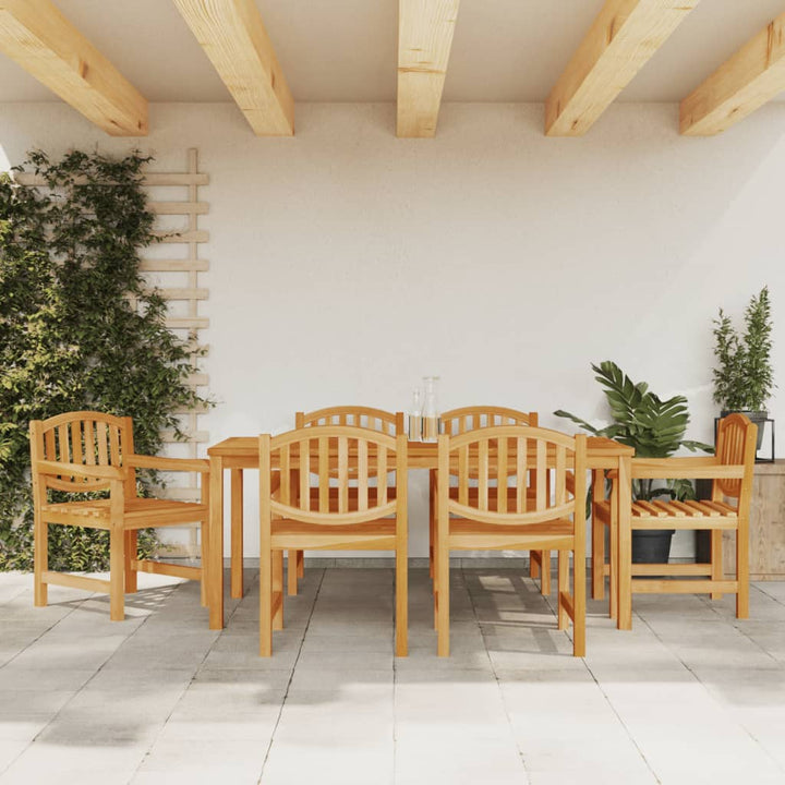 Matgrupp För Trädgården 3 Delar Massiv Teak