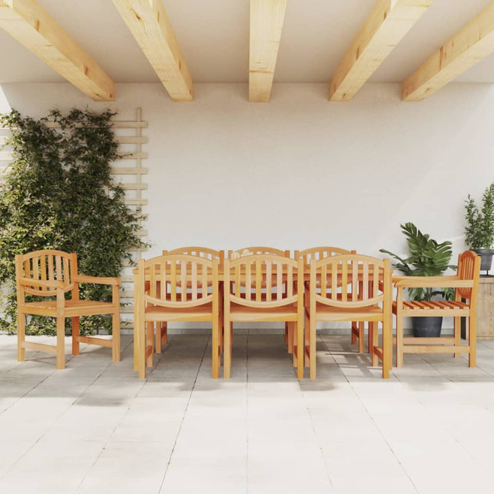 Matgrupp För Trädgården 3 Delar Massiv Teak
