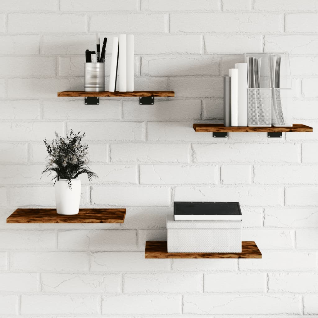 Hyllplan 8 St 80X10X1,5 Cm Konstruerat Trä