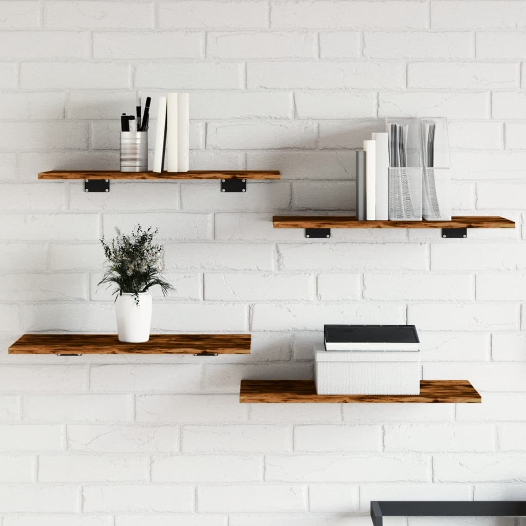 Hyllplan 8 St 80X10X1,5 Cm Konstruerat Trä