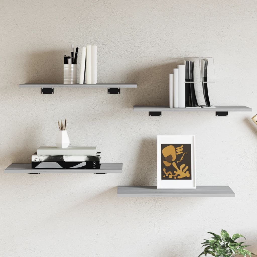 Hyllplan 8 St 80X10X1,5 Cm Konstruerat Trä