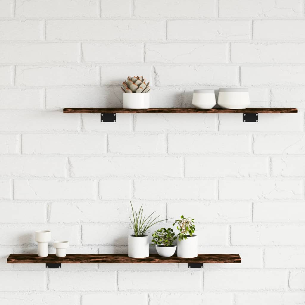 Vägghyllor 4 St 40X20X1,5 Cm Konstruerat Trä