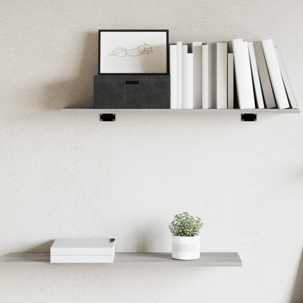 Hyllplan 8 St 80X10X1,5 Cm Konstruerat Trä