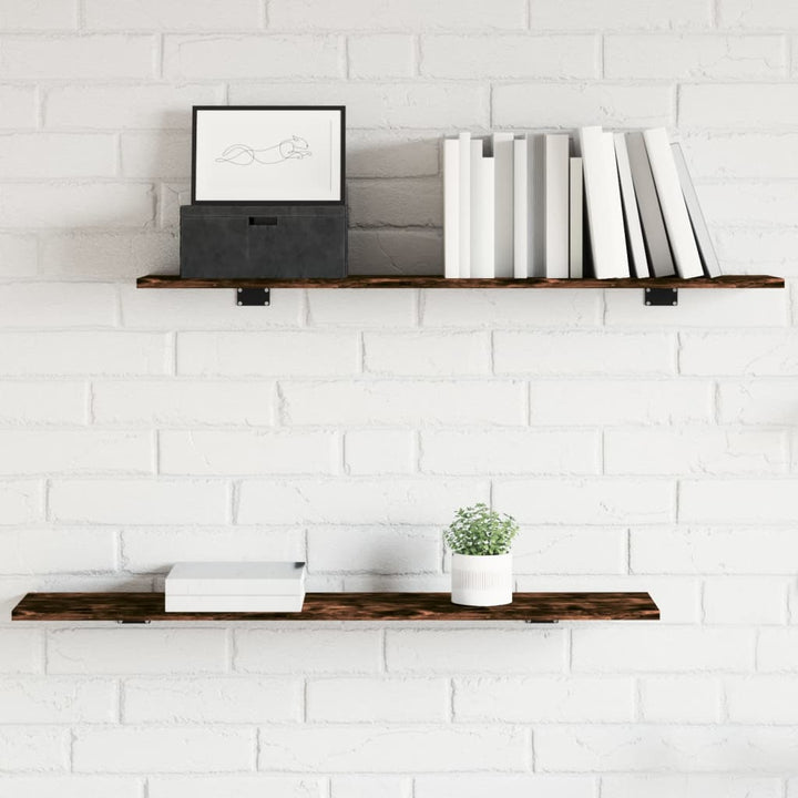 Vägghyllor 4 St 40X20X1,5 Cm Konstruerat Trä