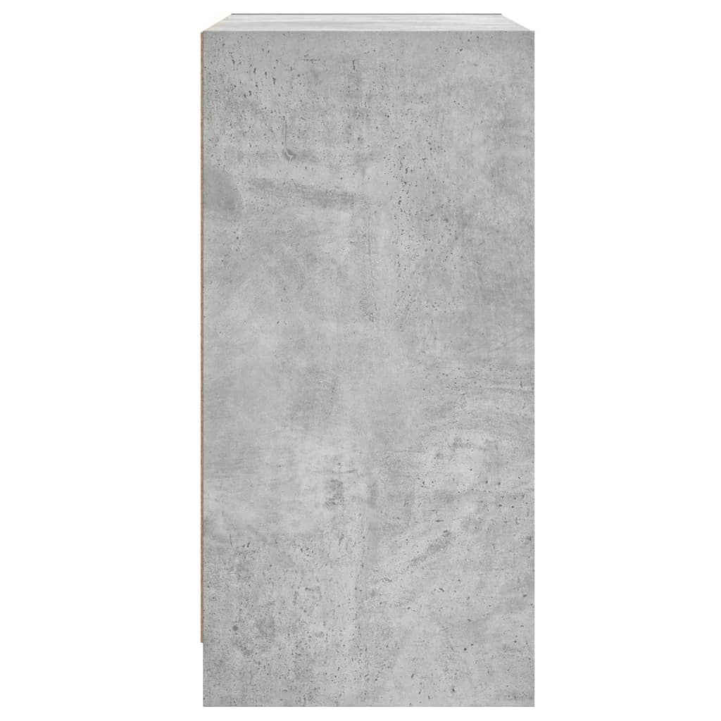 Sidoskåp Med Glasdörrar 68X37X75,5 Cm
