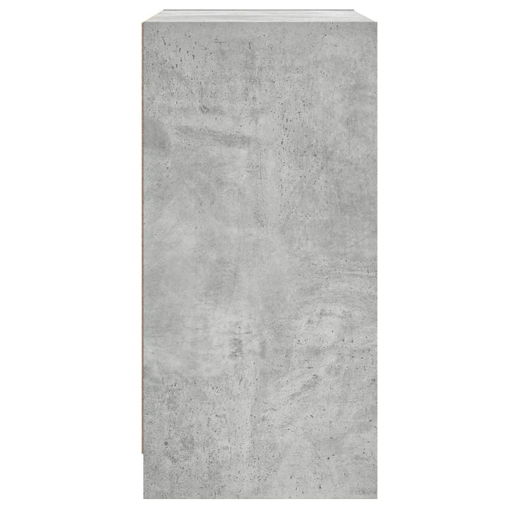 Sidoskåp Med Glasdörrar 68X37X75,5 Cm