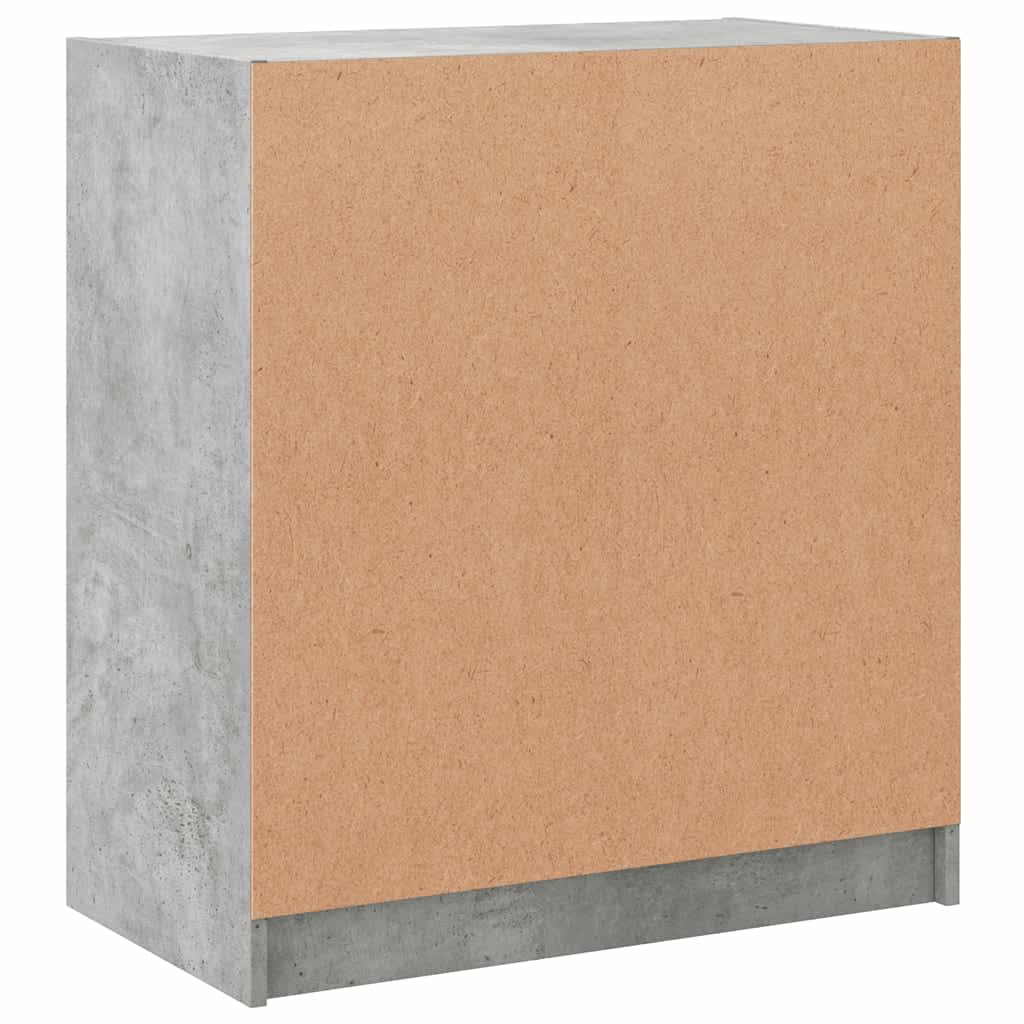 Sidoskåp Med Glasdörrar 68X37X75,5 Cm