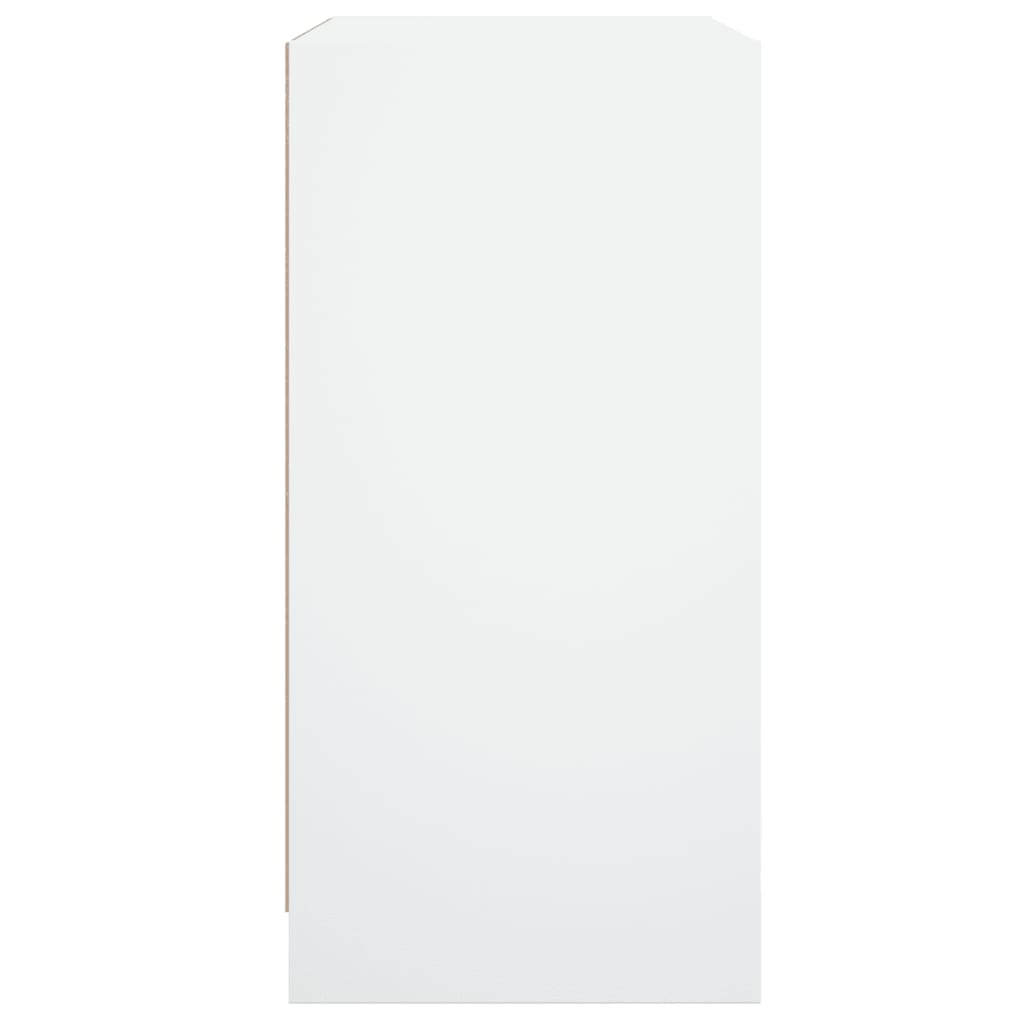 Sidoskåp Med Glasdörrar 68X37X75,5 Cm