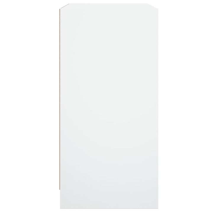 Sidoskåp Med Glasdörrar 68X37X75,5 Cm