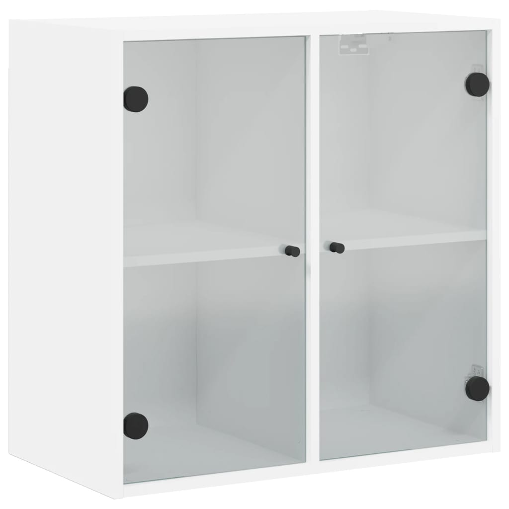 Sidoskåp Med Glasdörrar 68X37X68,5 Cm