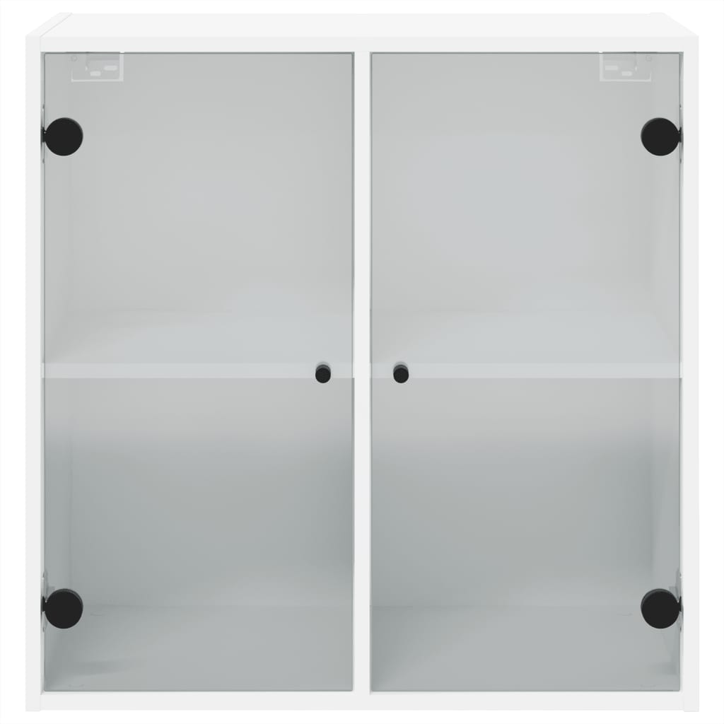 Sidoskåp Med Glasdörrar 68X37X68,5 Cm