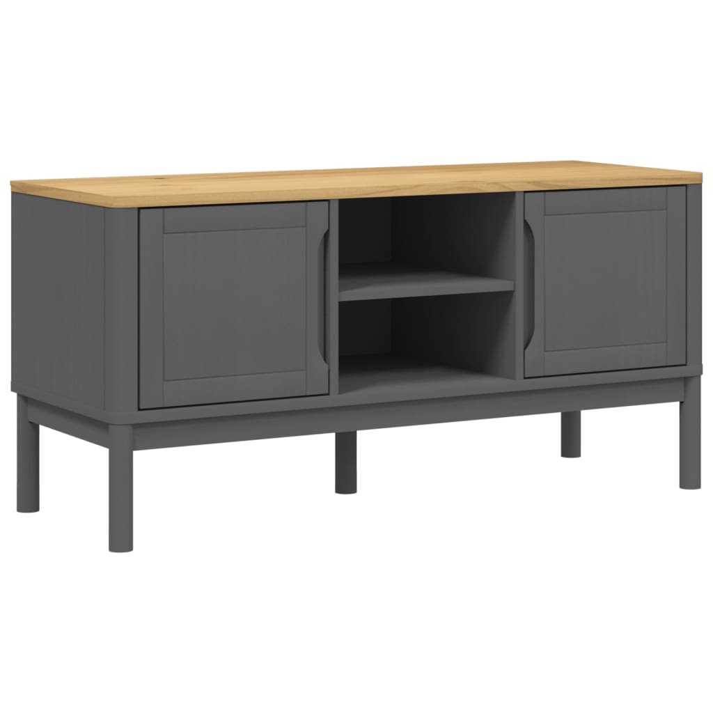 Tv-Bänk Floro 114X43X55 Cm Massiv Furu