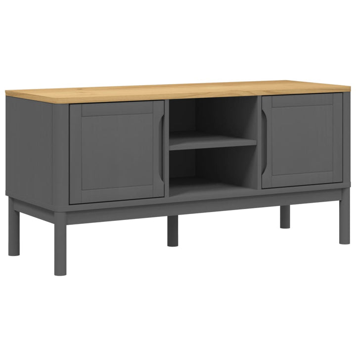 Tv-Bänk Floro 114X43X55 Cm Massiv Furu