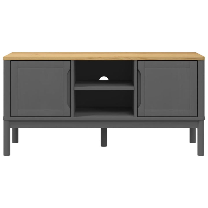 Tv-Bänk Floro 114X43X55 Cm Massiv Furu