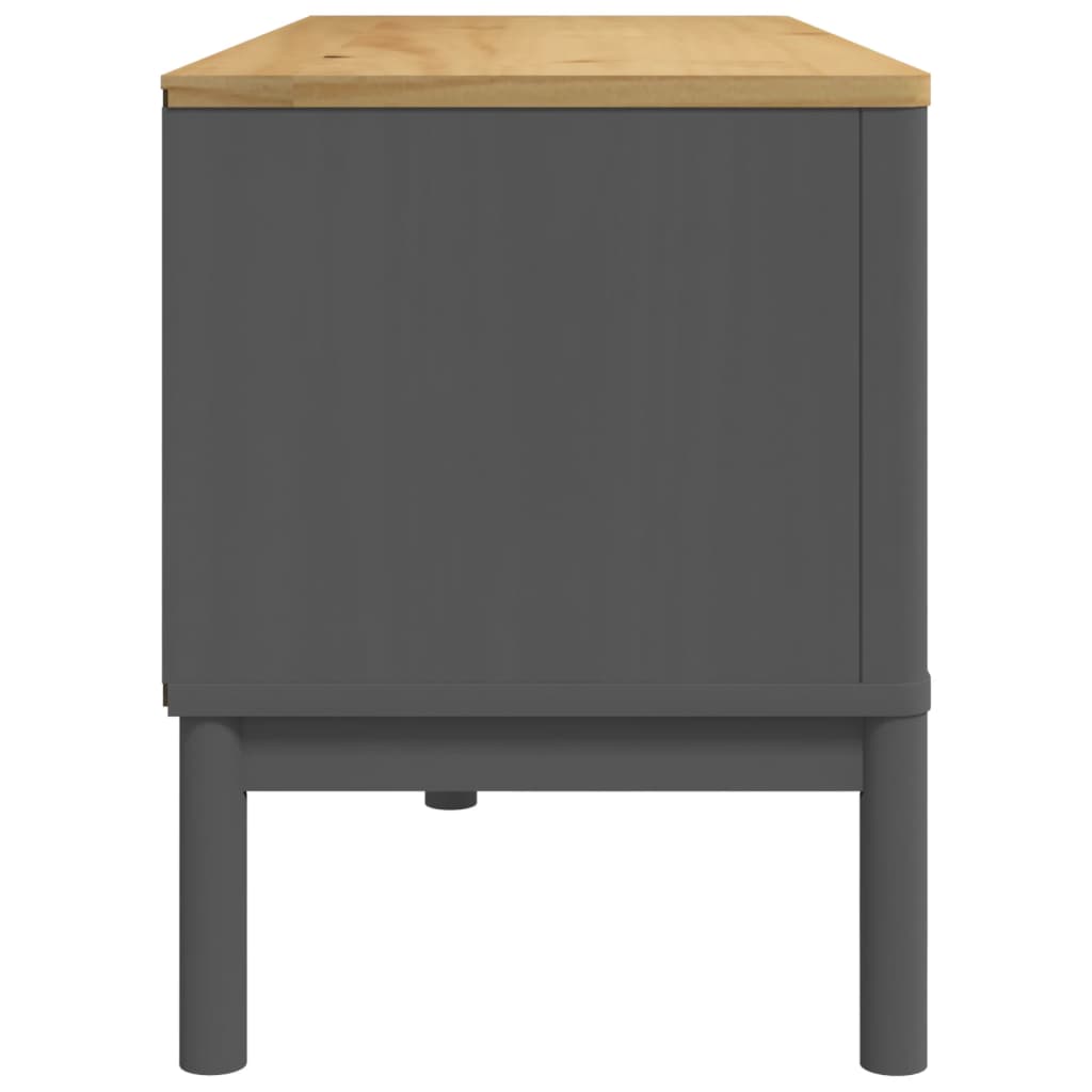 Tv-Bänk Floro 114X43X55 Cm Massiv Furu