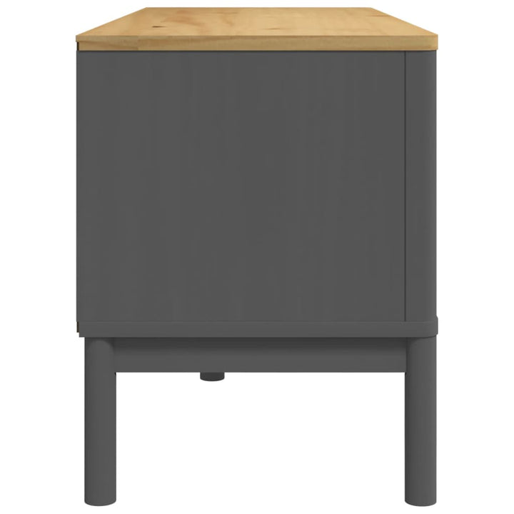 Tv-Bänk Floro 114X43X55 Cm Massiv Furu