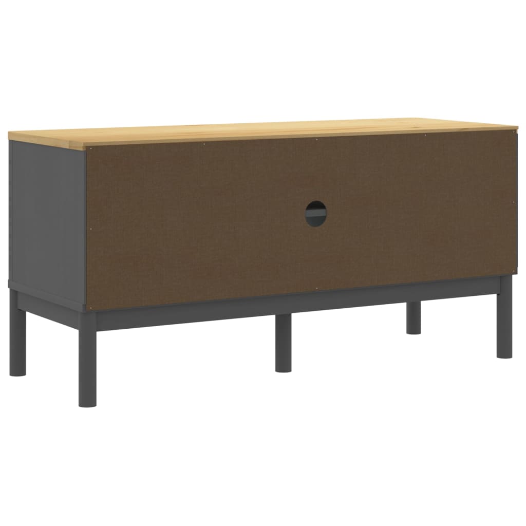 Tv-Bänk Floro 114X43X55 Cm Massiv Furu