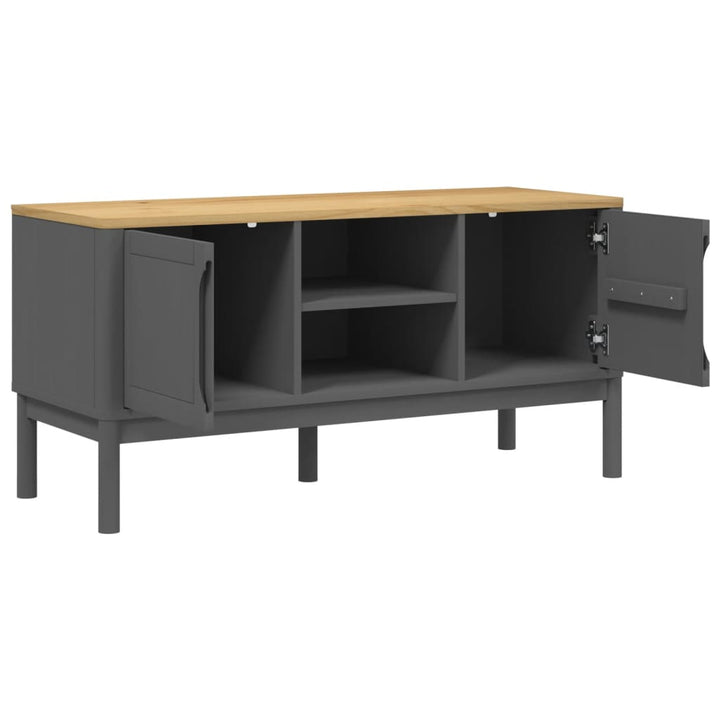 Tv-Bänk Floro 114X43X55 Cm Massiv Furu