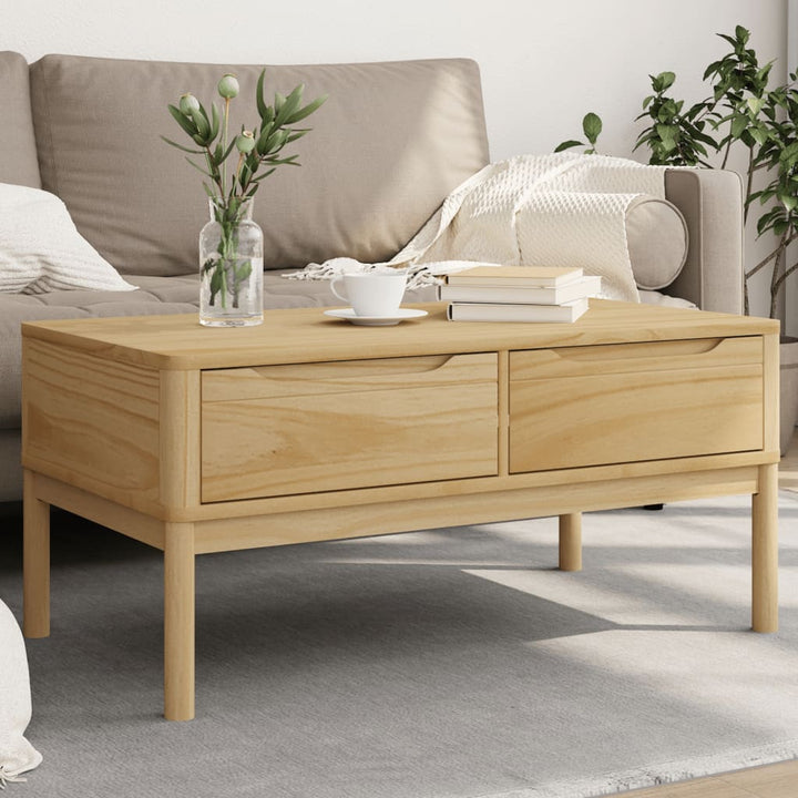 Soffbord Floro 99X55,5X45 Cm Massiv Furu