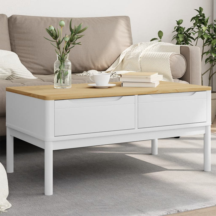 Soffbord Floro 99X55,5X45 Cm Massiv Furu