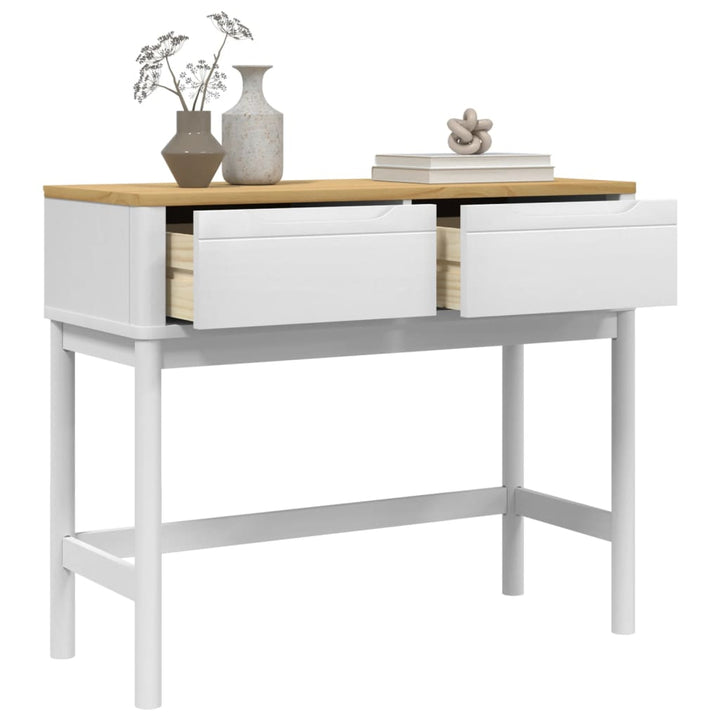 Konsolbord Floro 89,5X36,5X73 Cm Massiv Furu