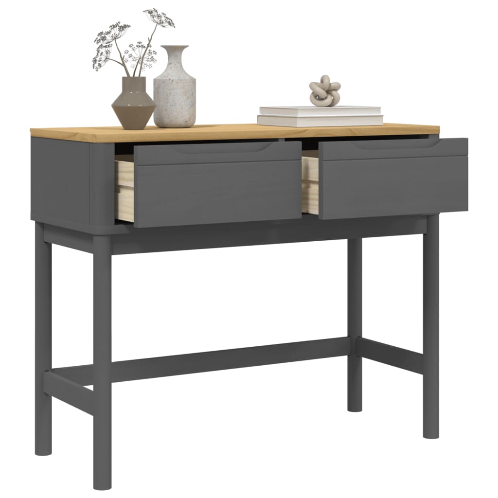 Konsolbord Floro 89,5X36,5X73 Cm Massiv Furu