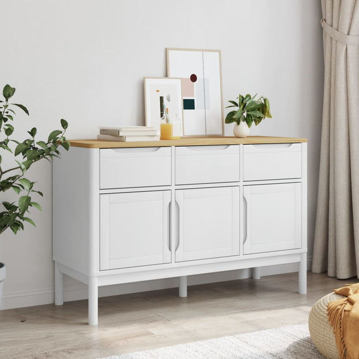 Sidobord Floro 114X43X74 Cm Massiv Furu