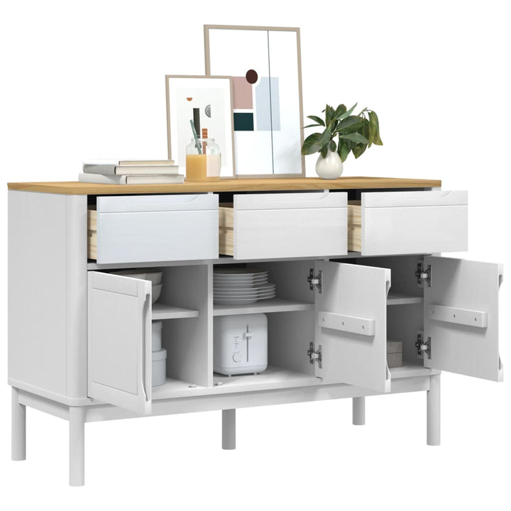Sidobord Floro 114X43X74 Cm Massiv Furu