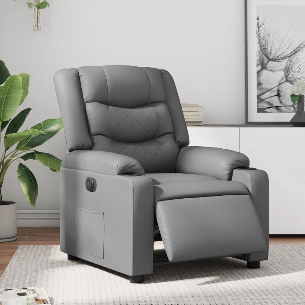Elektrisk Massagefåtölj Konstläder