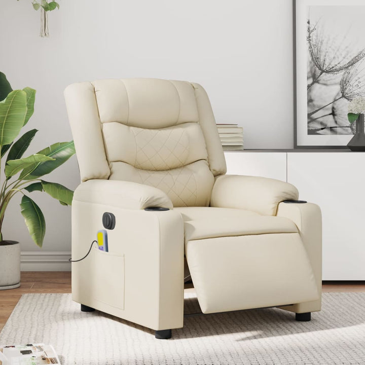 Elektrisk Massagefåtölj Konstläder